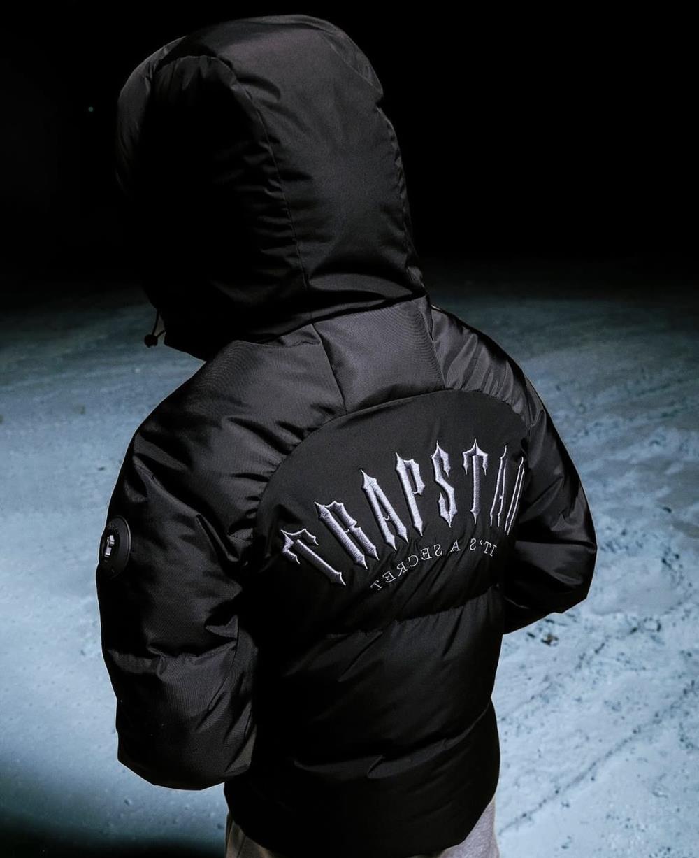 decoded arch puffer-black