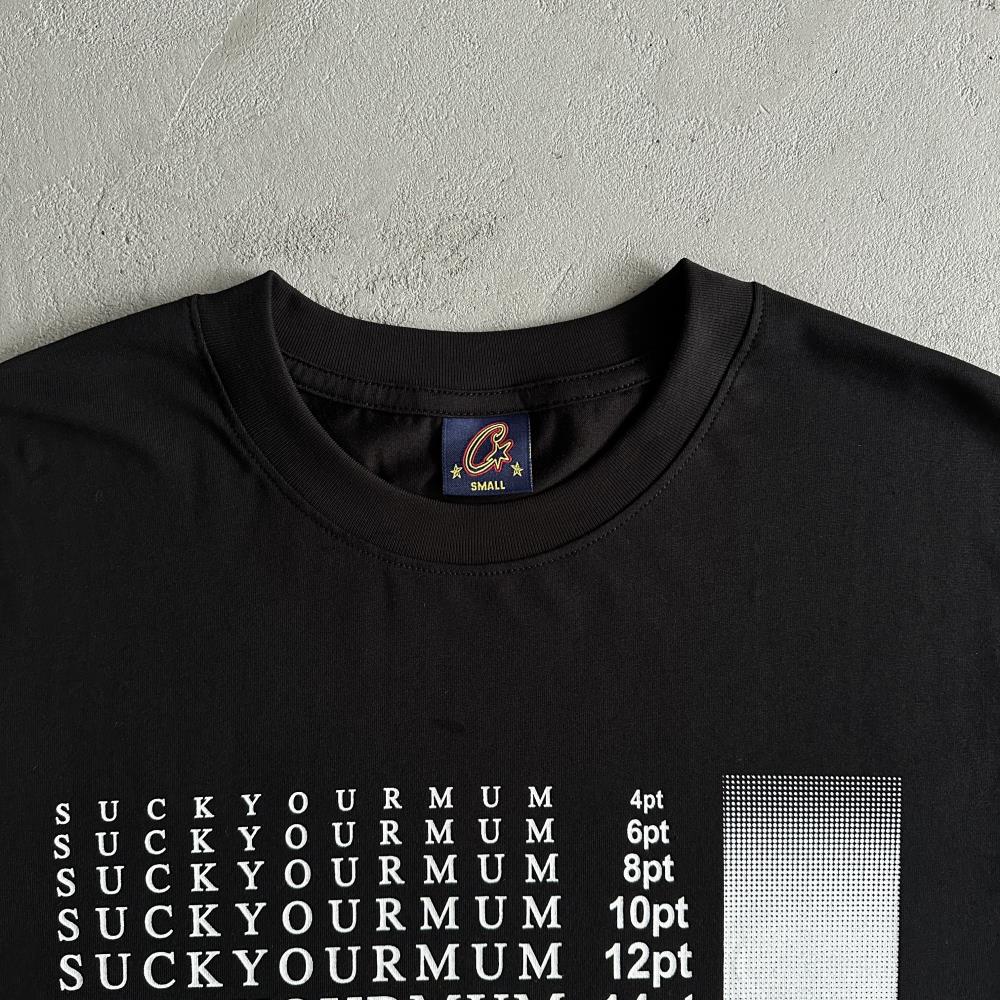 times new roman tee -black