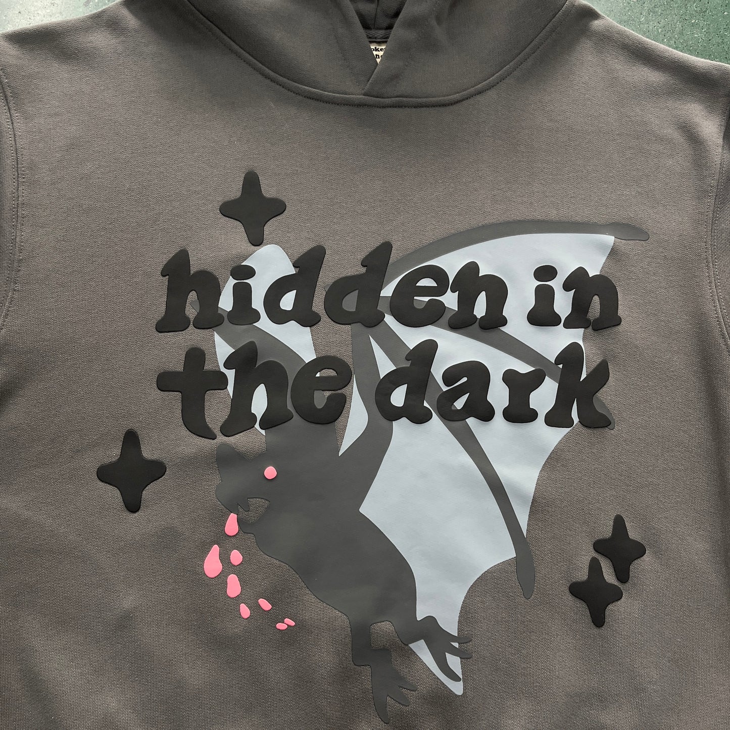 BPM hidden in the dark hoodie