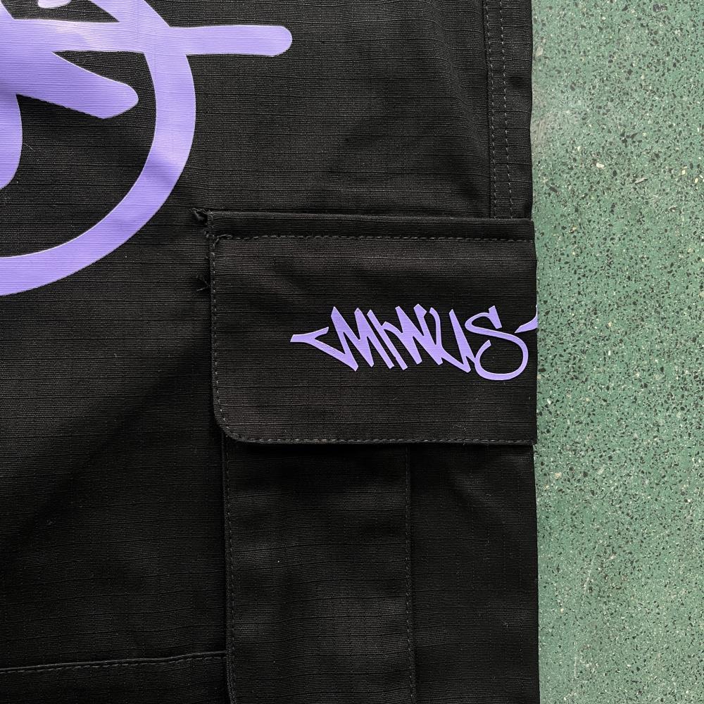 Black Graff Cargos (Purple Logo) Minus Two