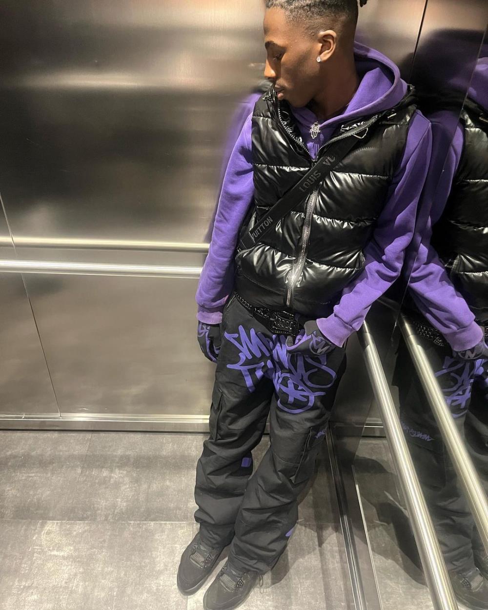 Black Graff Cargos (Purple Logo) Minus Two