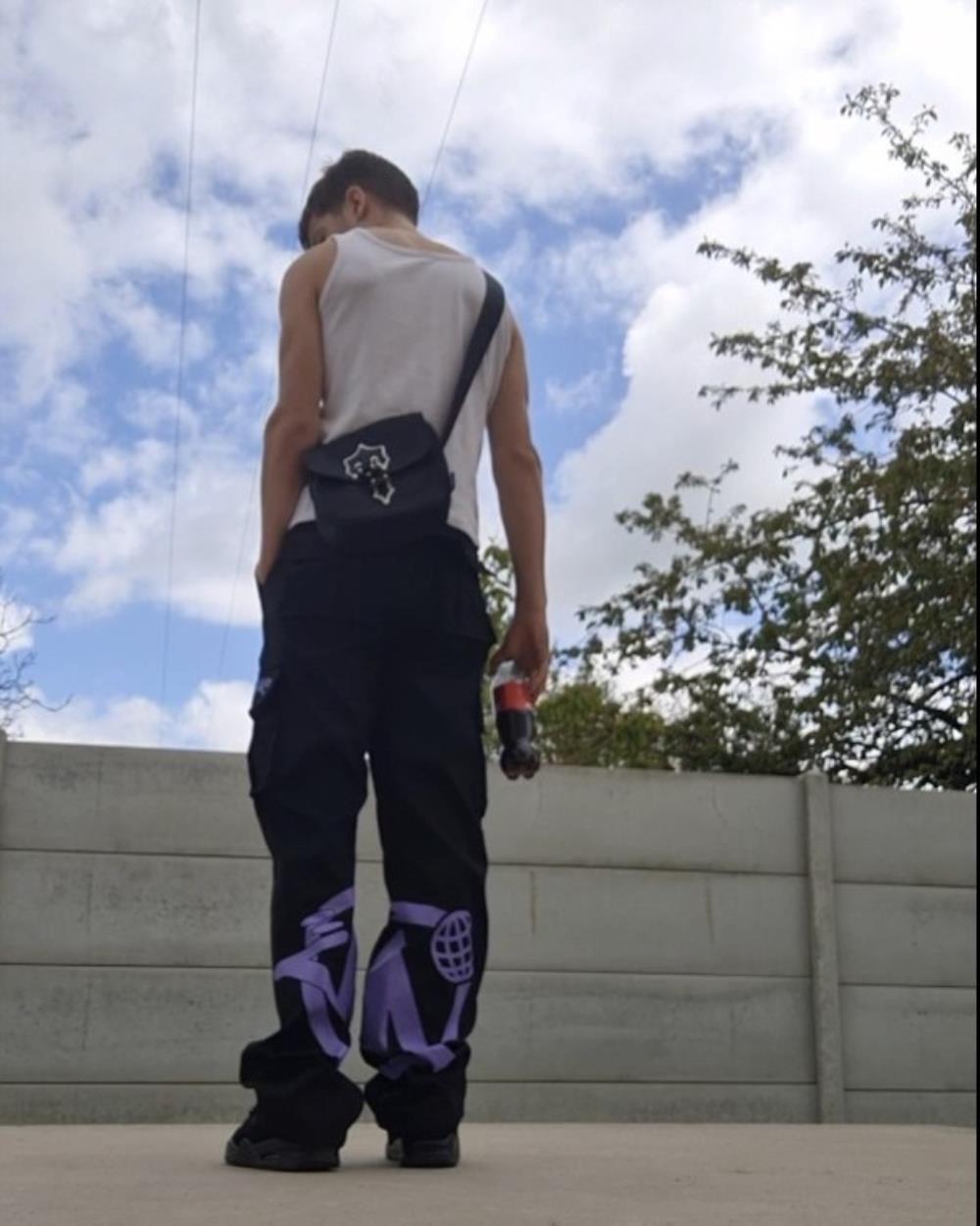 Black Graff Cargos (Purple Logo) Minus Two