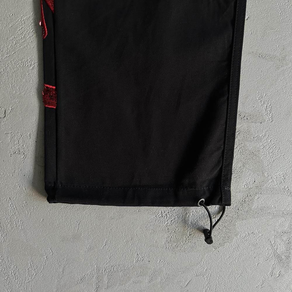 Black Graff Cargos (Sequin Logo)