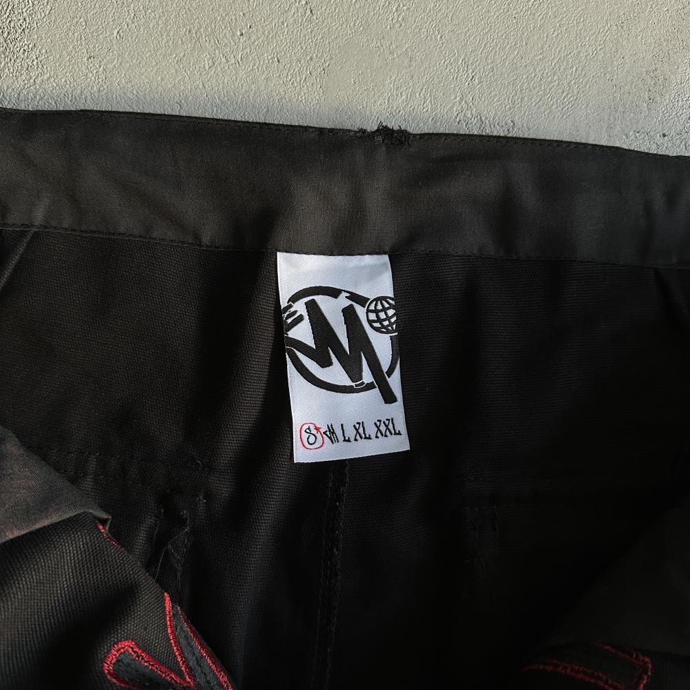 Black Graff Cargos (Sequin Logo)