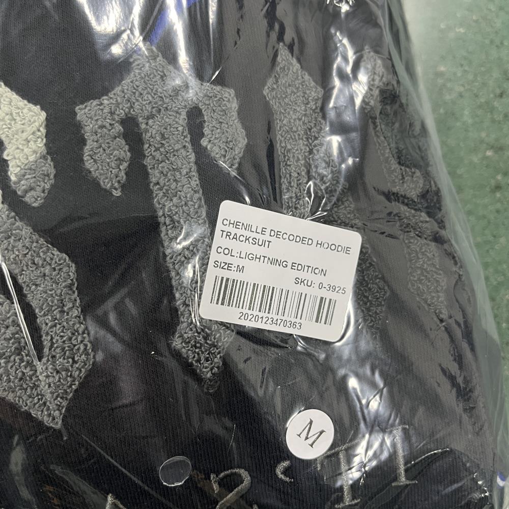 CHENILLE DECODED HOODED TRACKSUIT - LIGHTNING EDITION