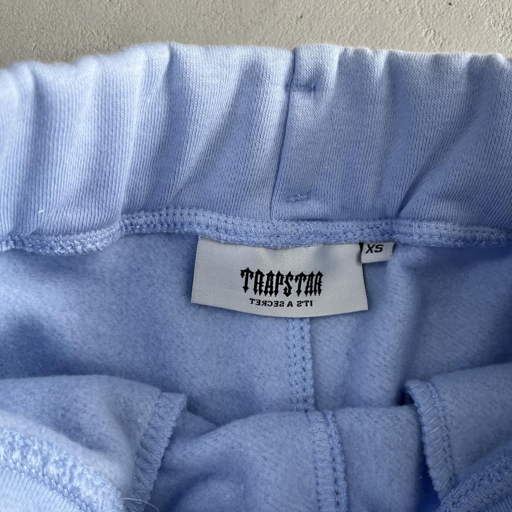 CHENILLE DECODED SHORT SET-CASHMERE BLUE DAZZLING BLUE