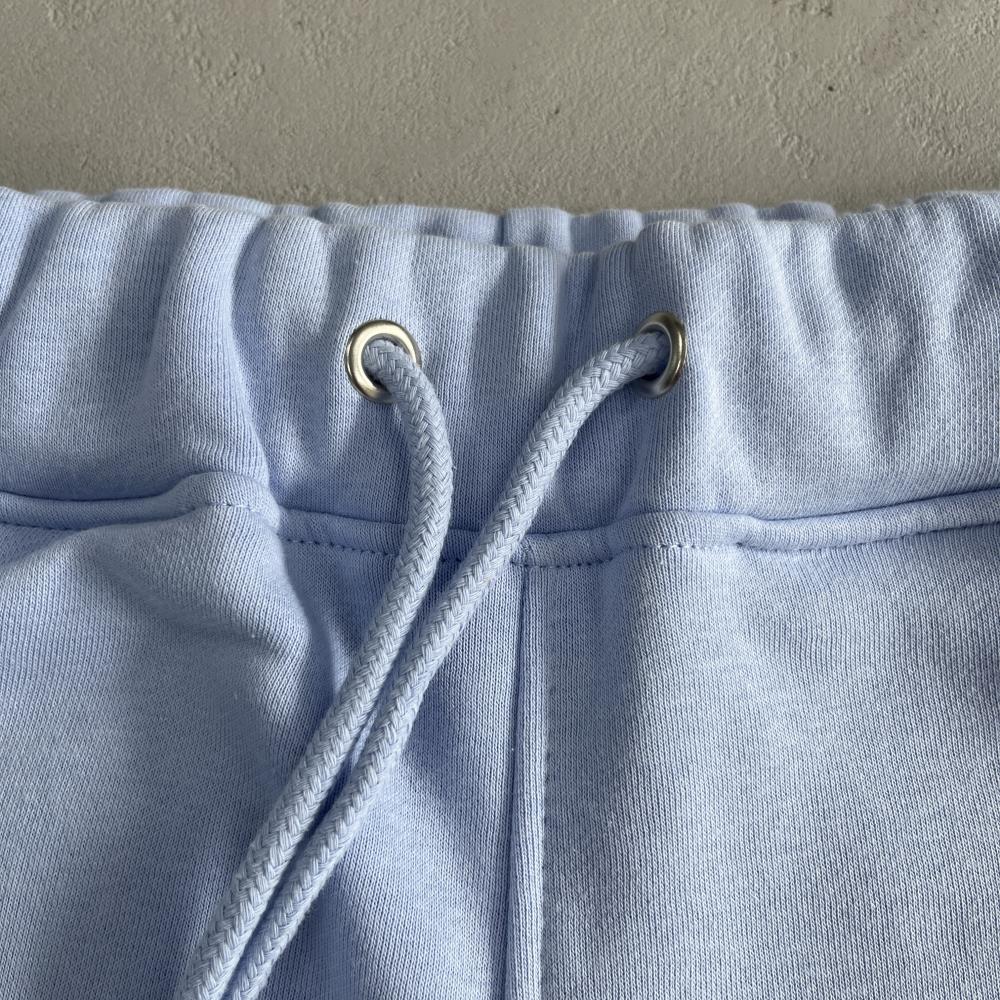 CHENILLE DECODED SHORT SET-CASHMERE BLUE DAZZLING BLUE