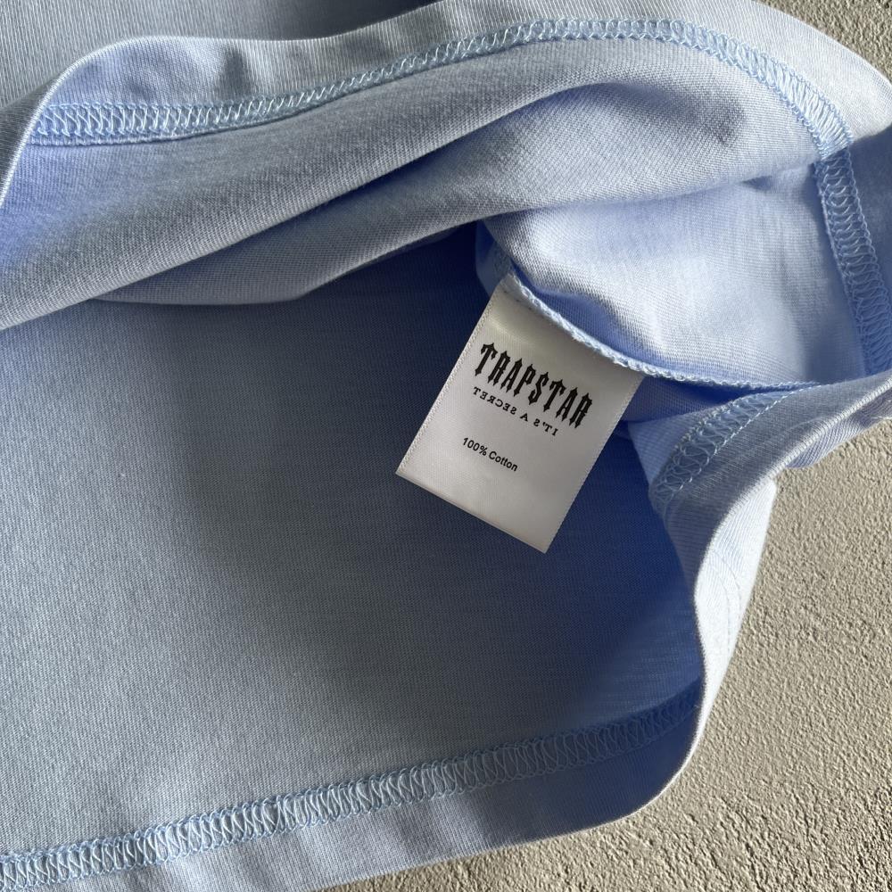 CHENILLE DECODED SHORT SET-CASHMERE BLUE DAZZLING BLUE