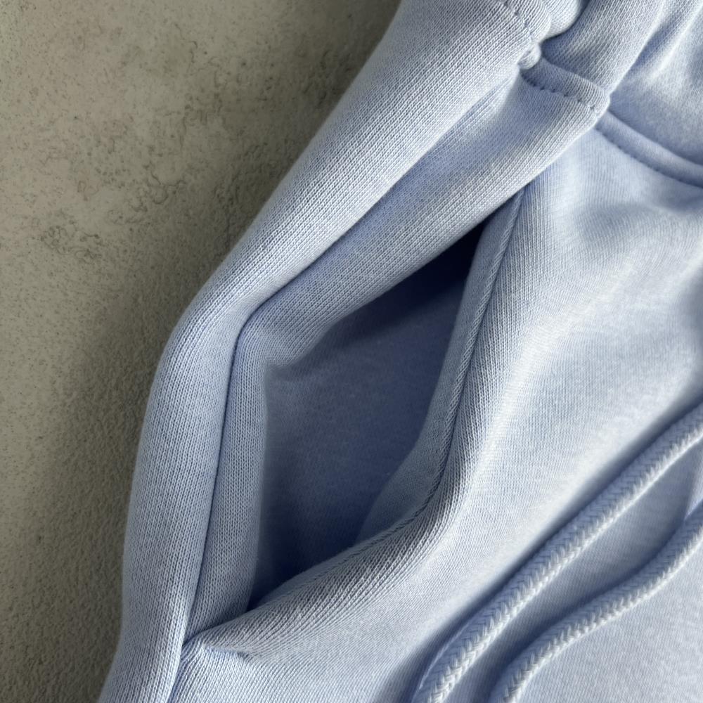 CHENILLE DECODED SHORT SET-CASHMERE BLUE DAZZLING BLUE