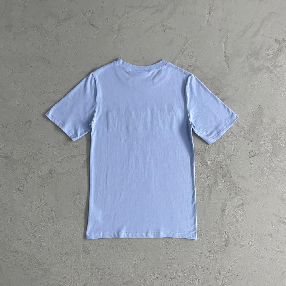 CHENILLE DECODED SHORT SET-CASHMERE BLUE DAZZLING BLUE