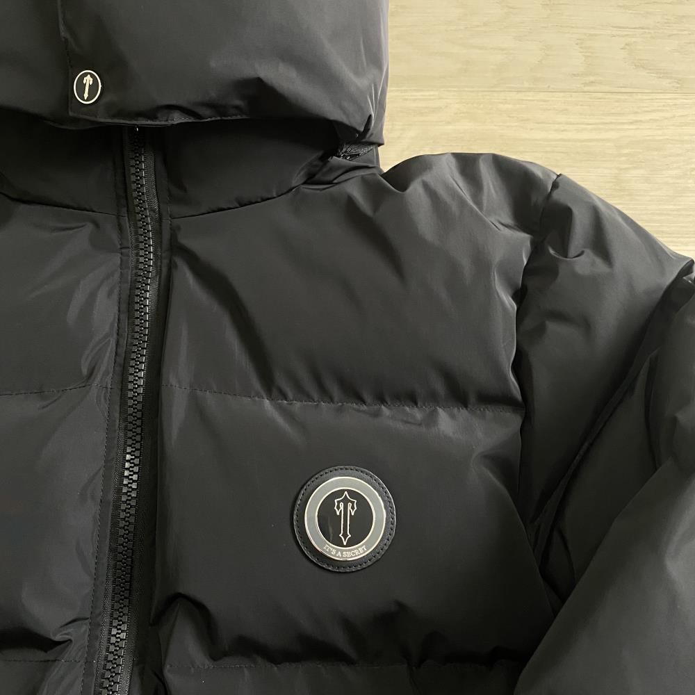 Dark Metal Buckle Irongate Jacket Detachable Hood