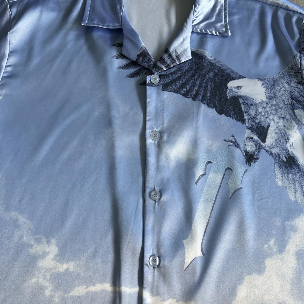 Eagle Shirt Set-bule white