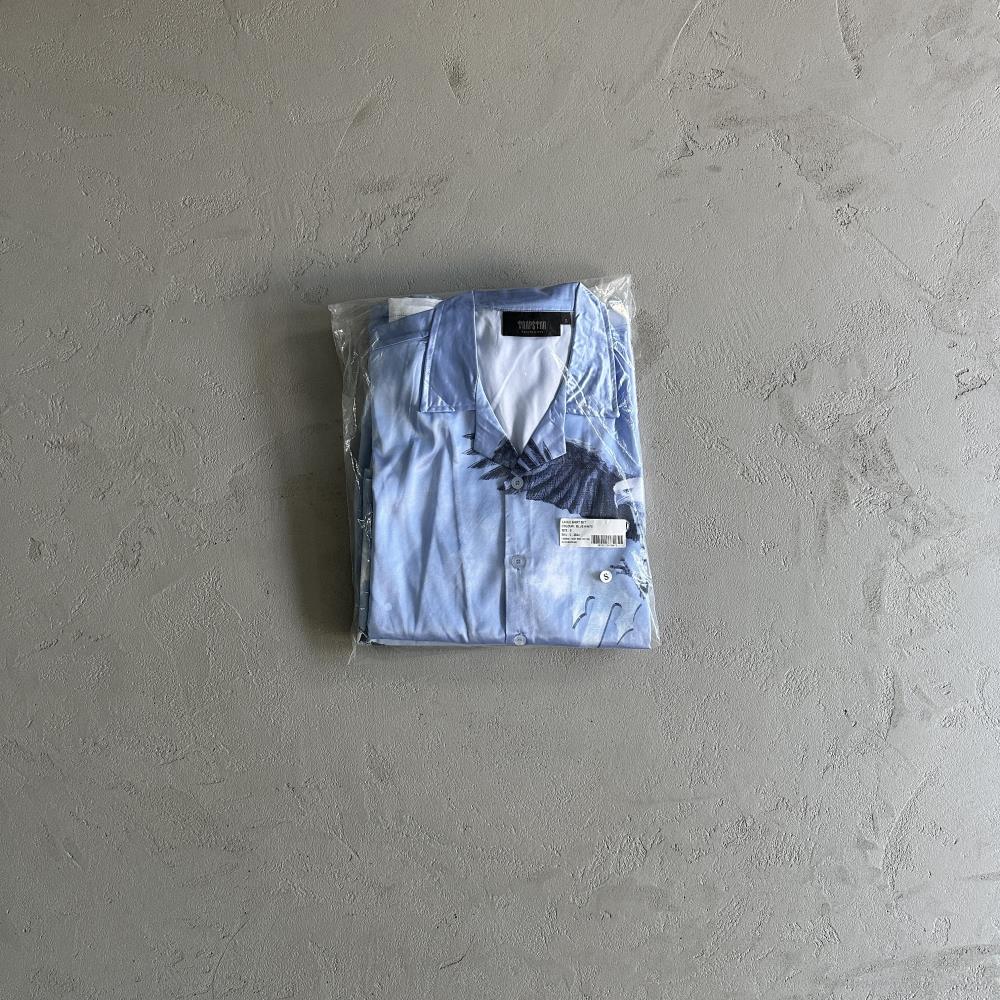 Eagle Shirt Set-bule white