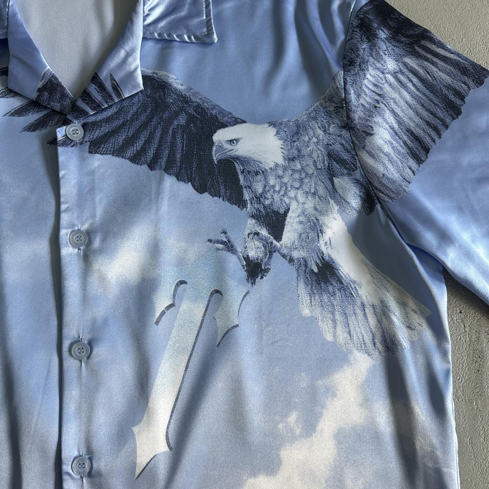 Eagle Shirt Set-bule white