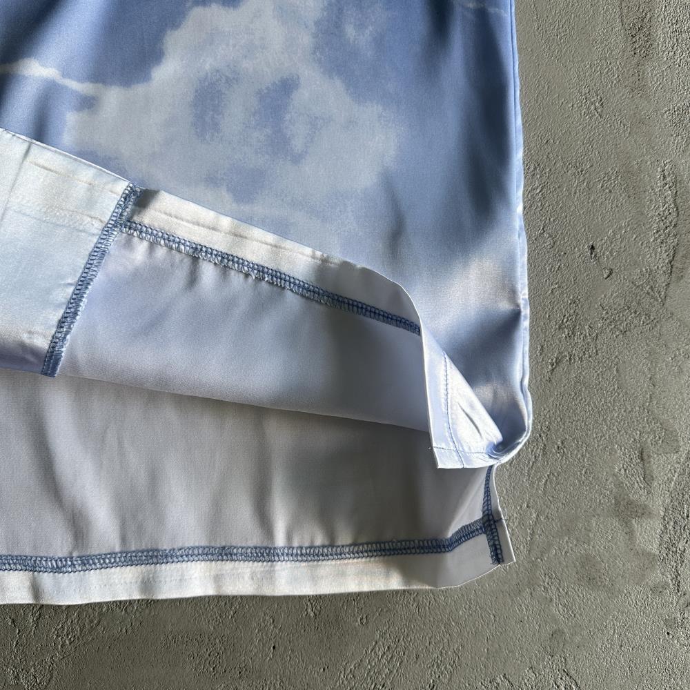 Eagle Shirt Set-bule white