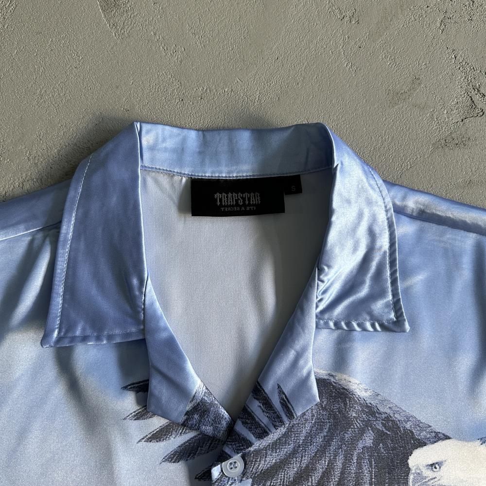 Eagle Shirt Set-bule white