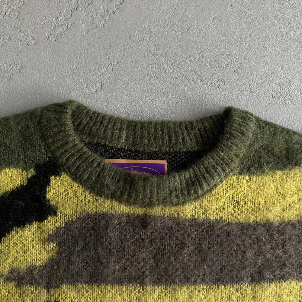 Mohair Camo Knitted Jumper