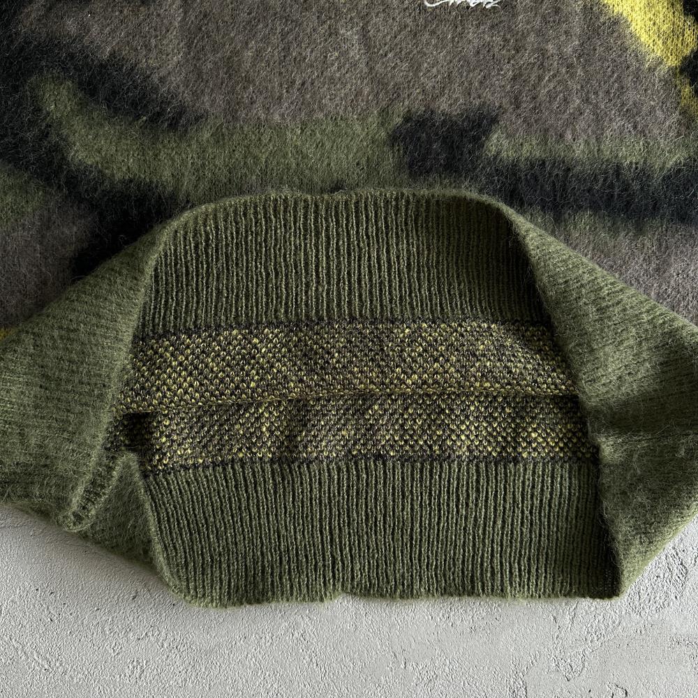 Mohair Camo Knitted Jumper
