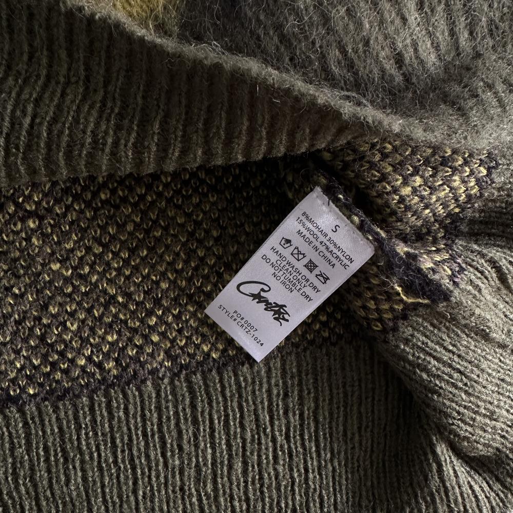 Mohair Camo Knitted Jumper