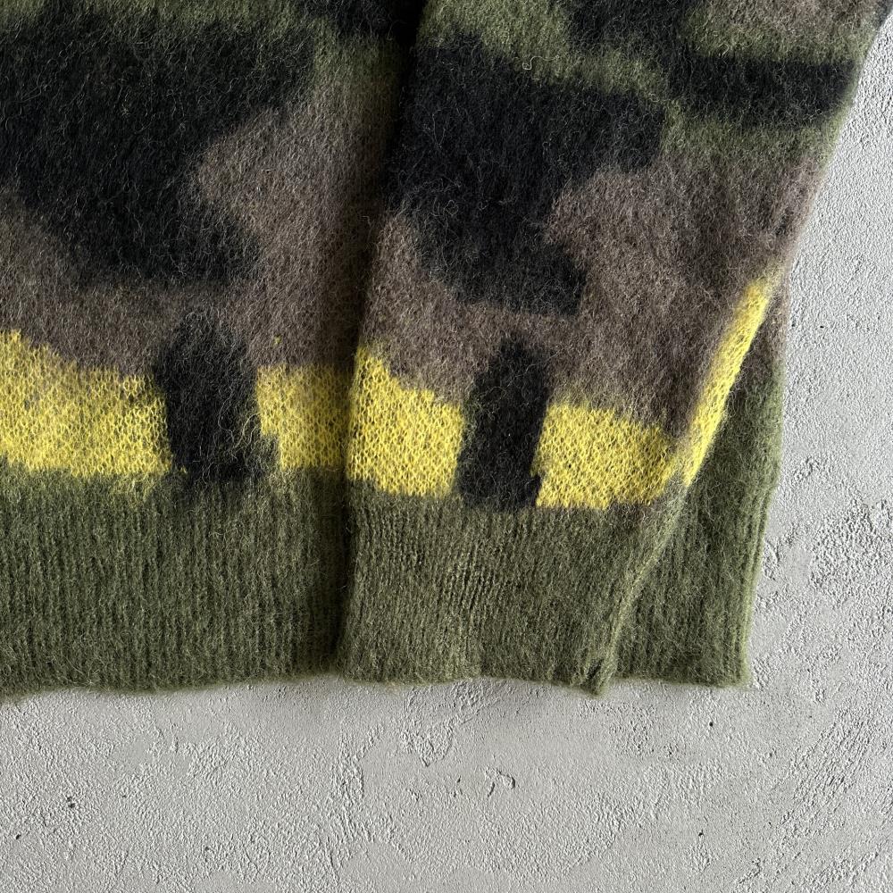 Mohair Camo Knitted Jumper