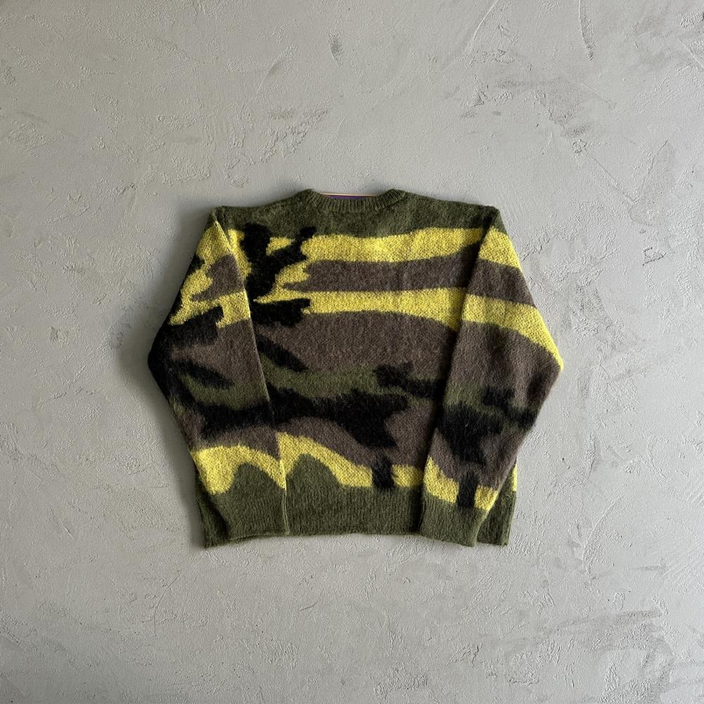 Mohair Camo Knitted Jumper