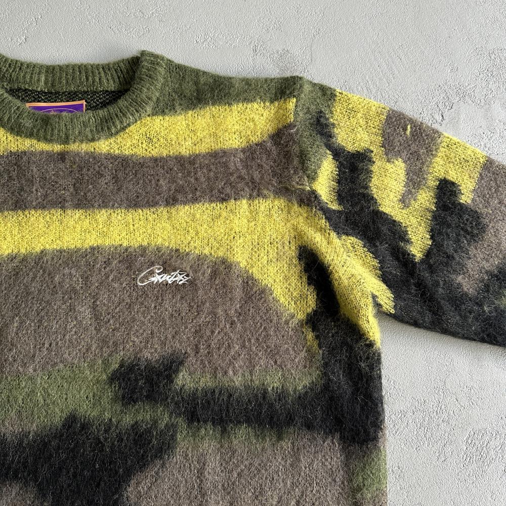 Mohair Camo Knitted Jumper