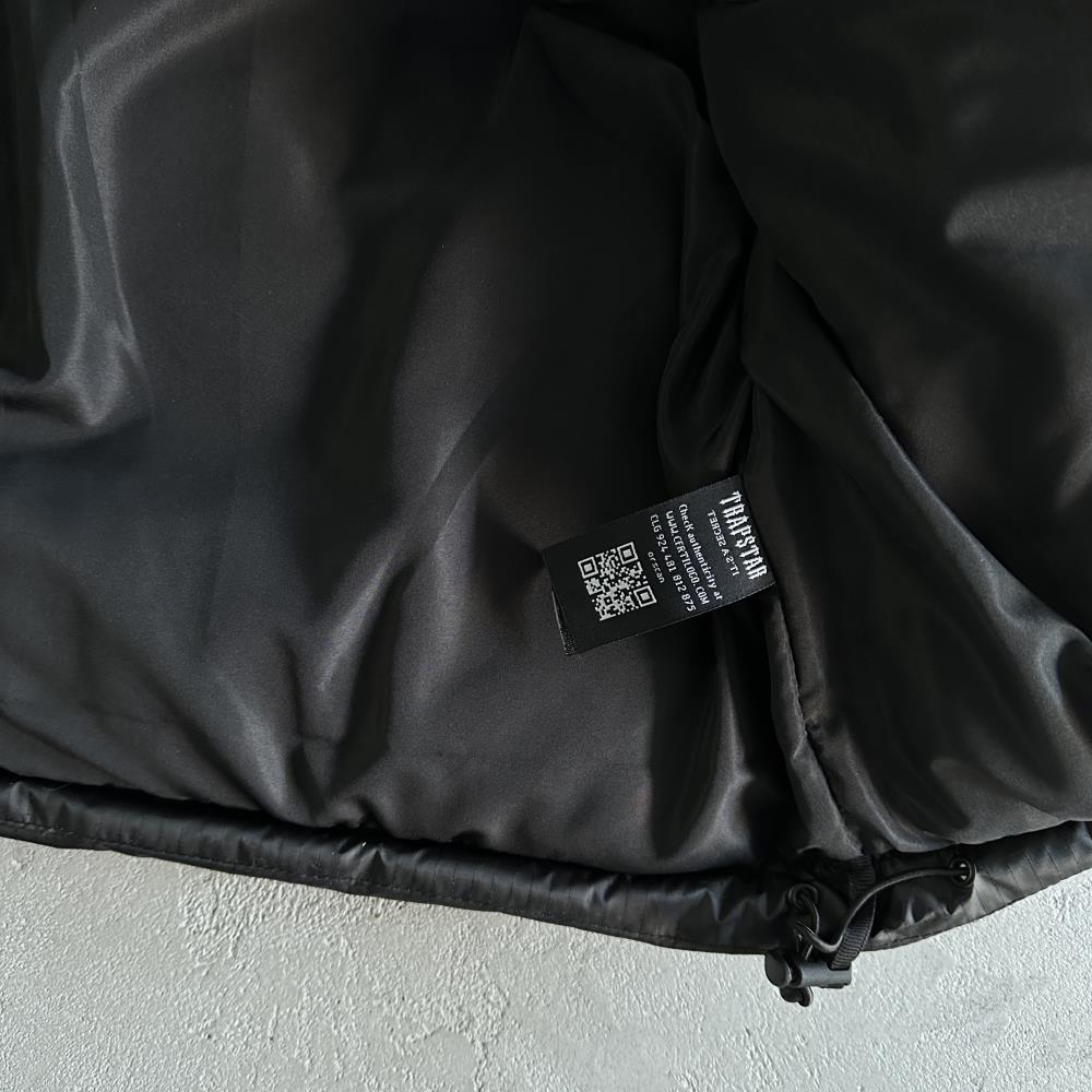 Shooters Detachable Hooded Puffer jacket-triple black