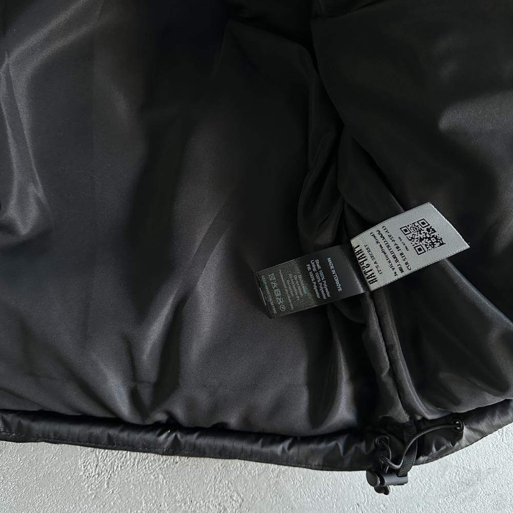 Shooters Detachable Hooded Puffer jacket-triple black