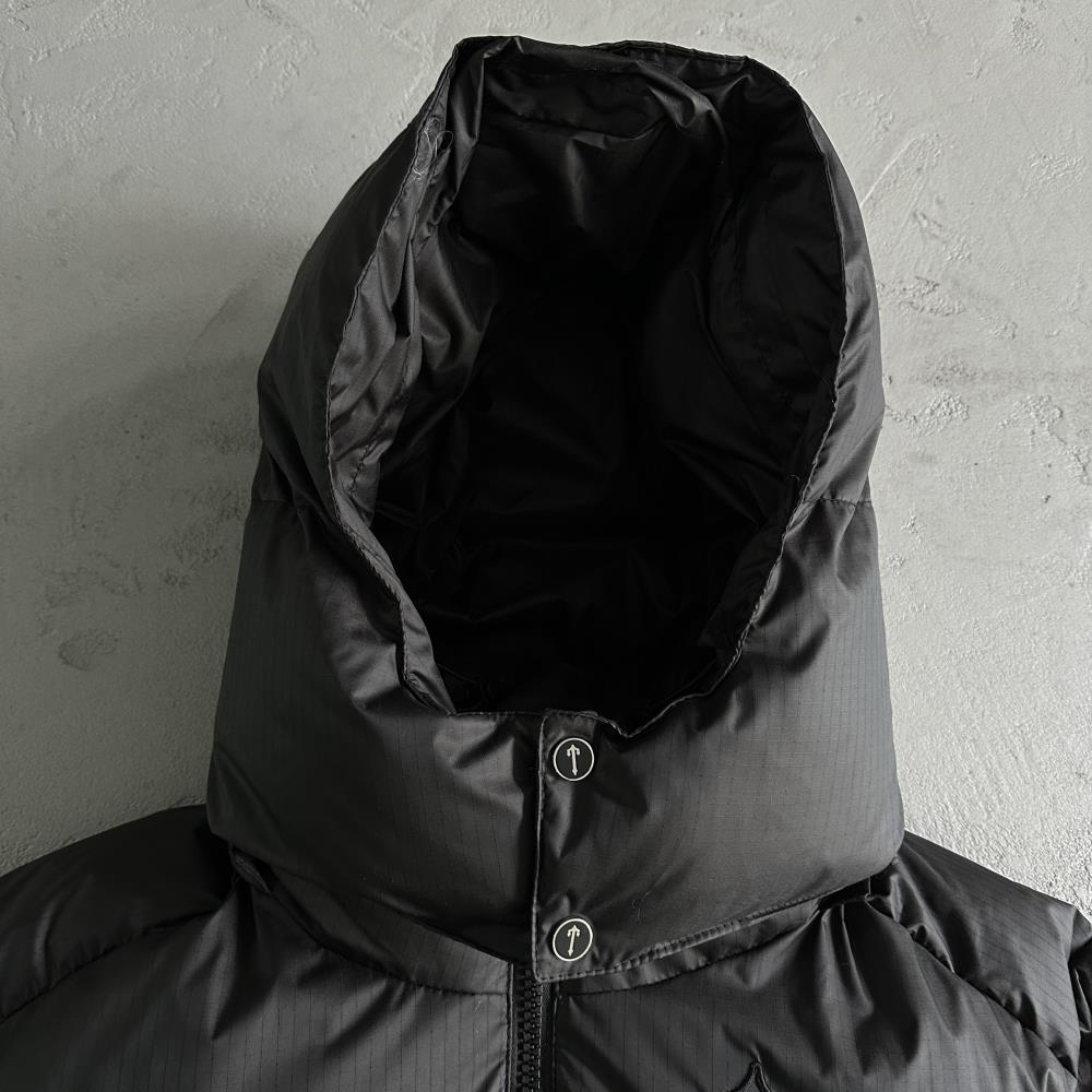 Shooters Detachable Hooded Puffer jacket-triple black