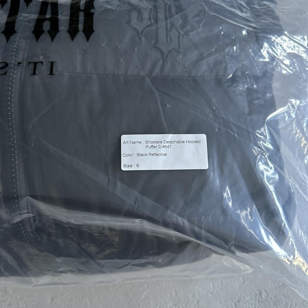 Shooters Detachable Hooded Puffer jacket-triple black