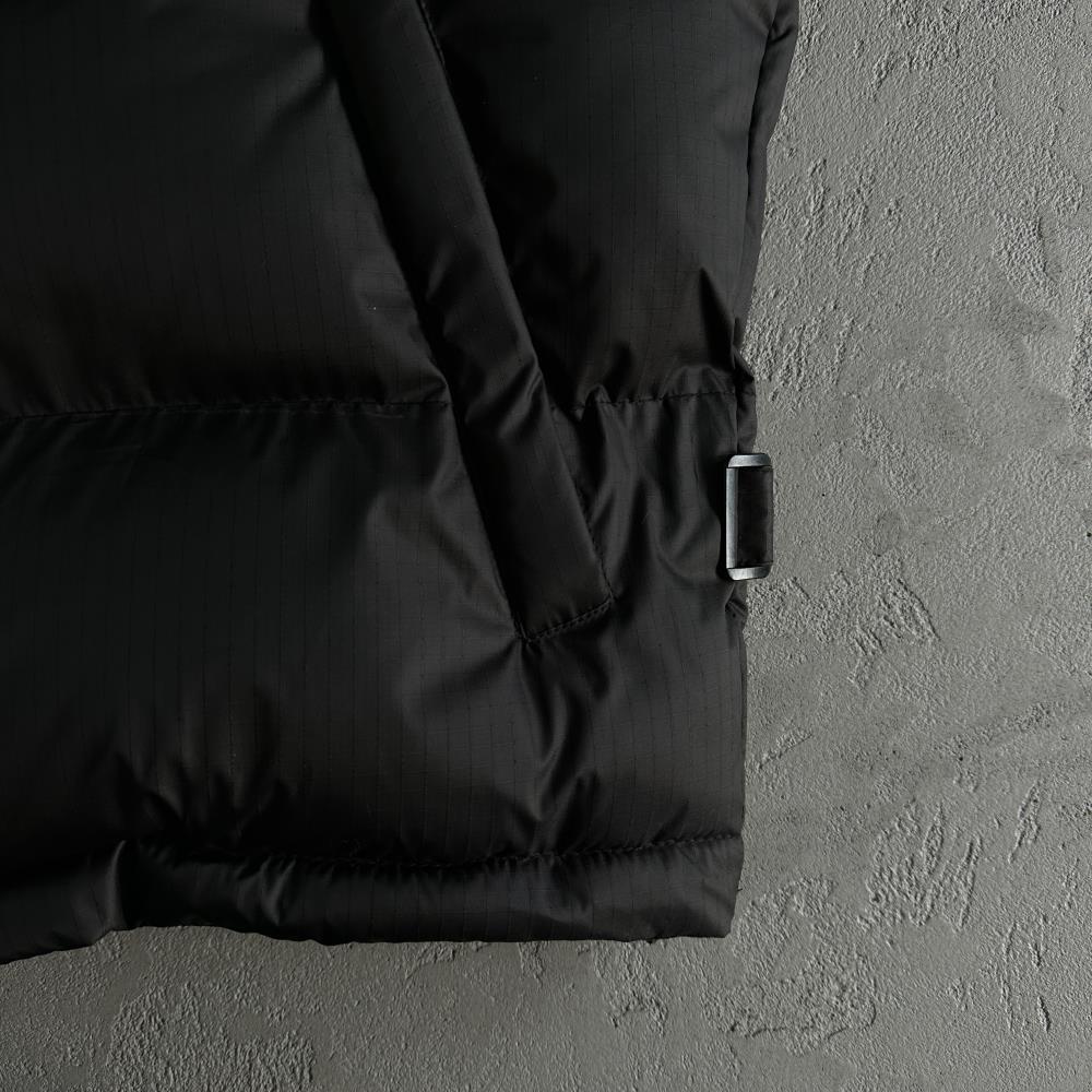 Shooters Detachable Hooded Puffer jacket-triple black