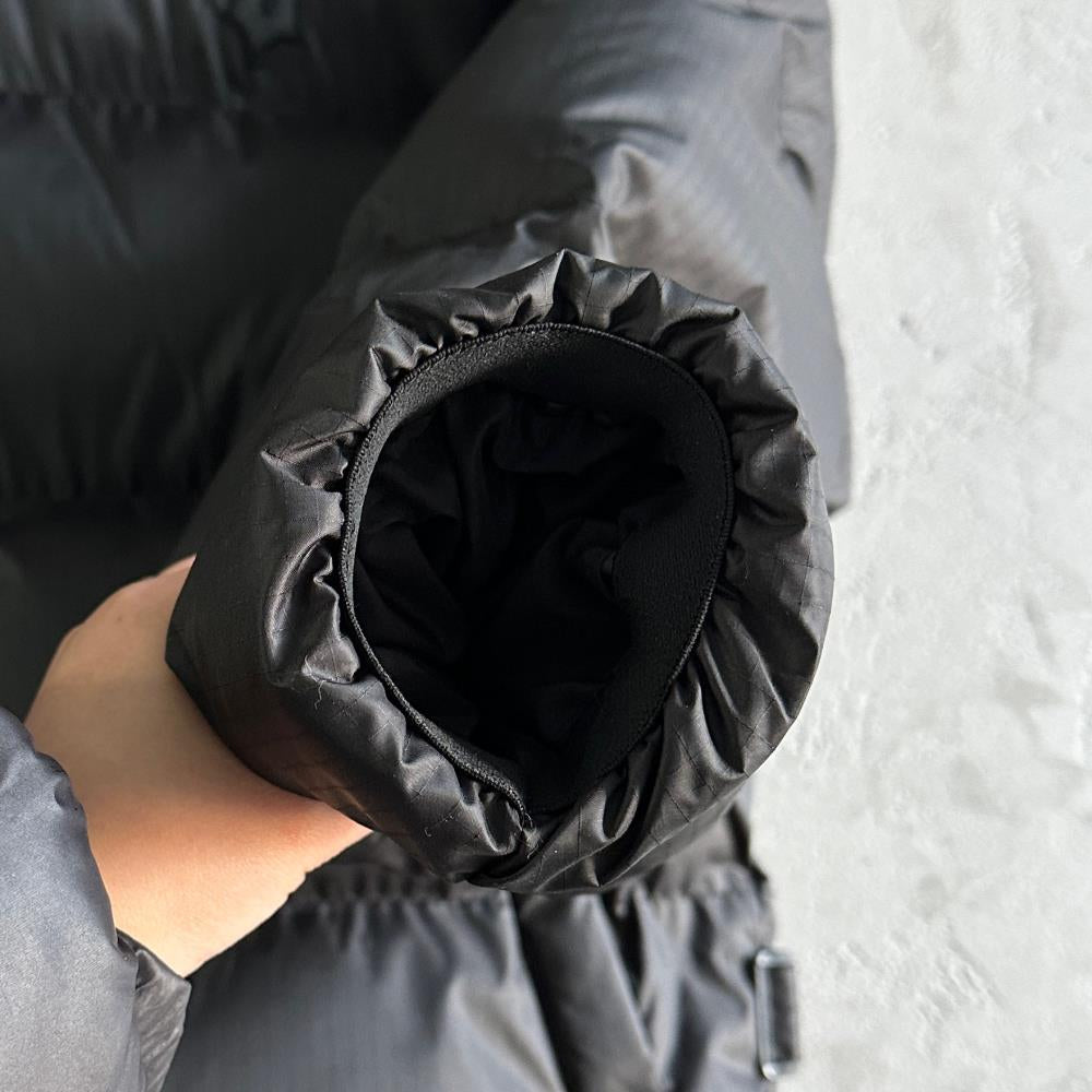 Shooters Detachable Hooded Puffer jacket-triple black