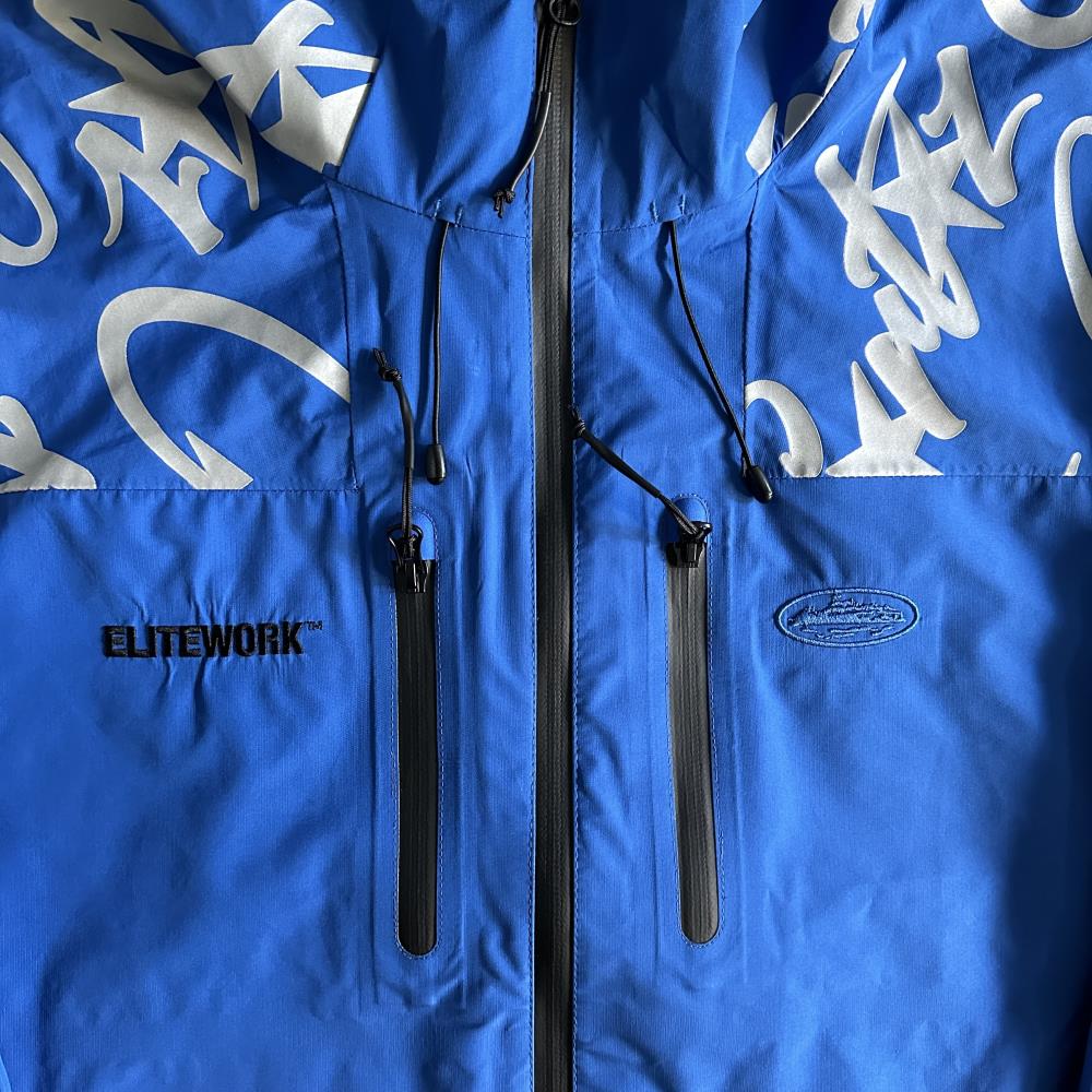 elitework shell jacket-blue