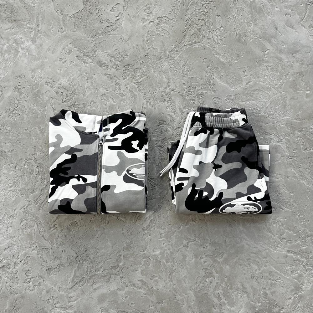 ISLAND PUFF PRINT ZIP SET-ARCTIC CAMO