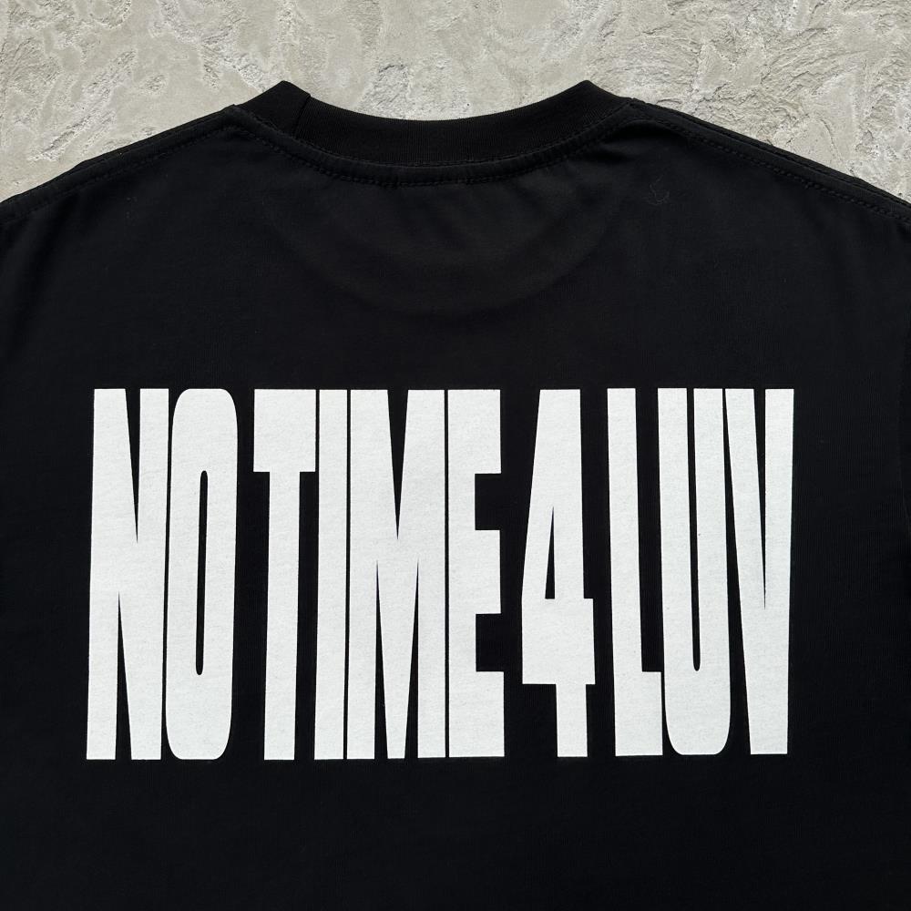 no time 4 luv tee-blac
