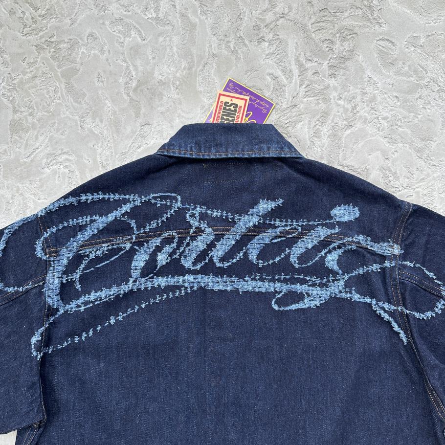 TYPE I FRAYED DENIM JACKET