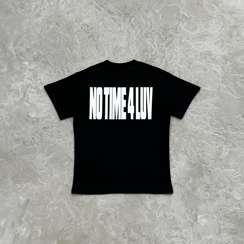 no time 4 luv tee-blac