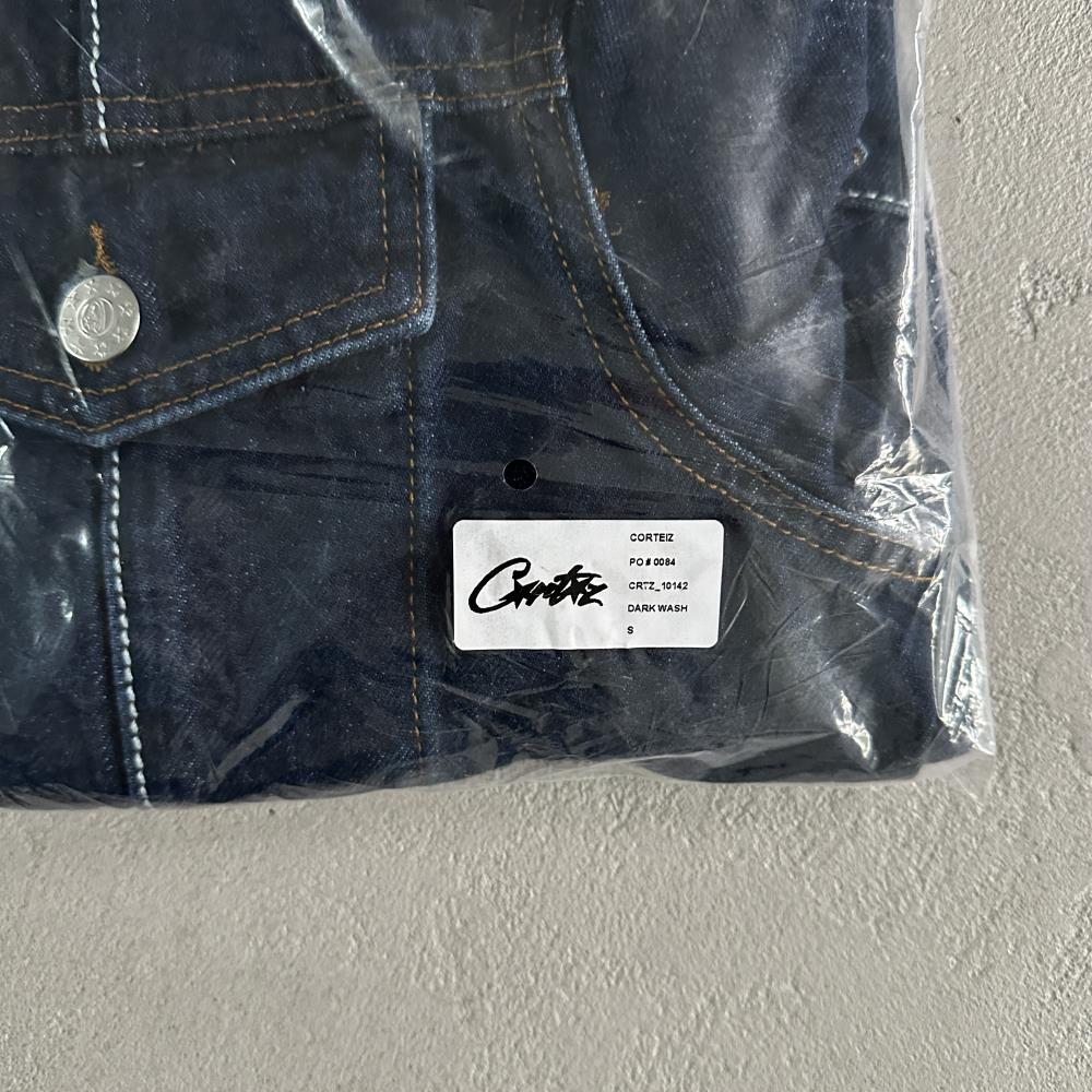 c-star denim jacket-dark wash
