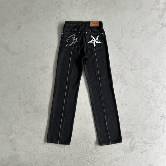 denim jeans-black