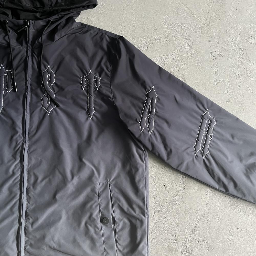 outline arch windbreaker-black gradient