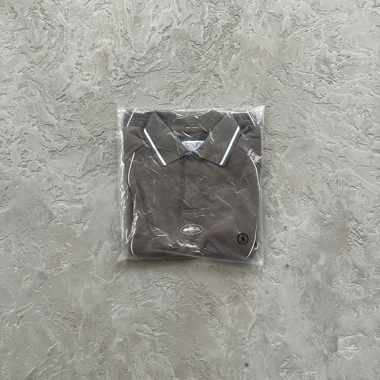island pique polo set -grey