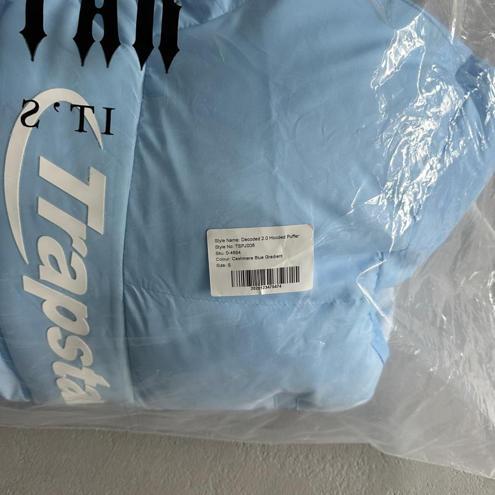 Decoded 2.0 Hooded Puffer Cashmere Blue Gradient Jacket