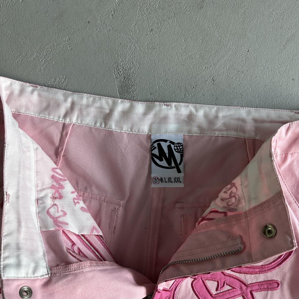 MT detachable cargo pants-pink