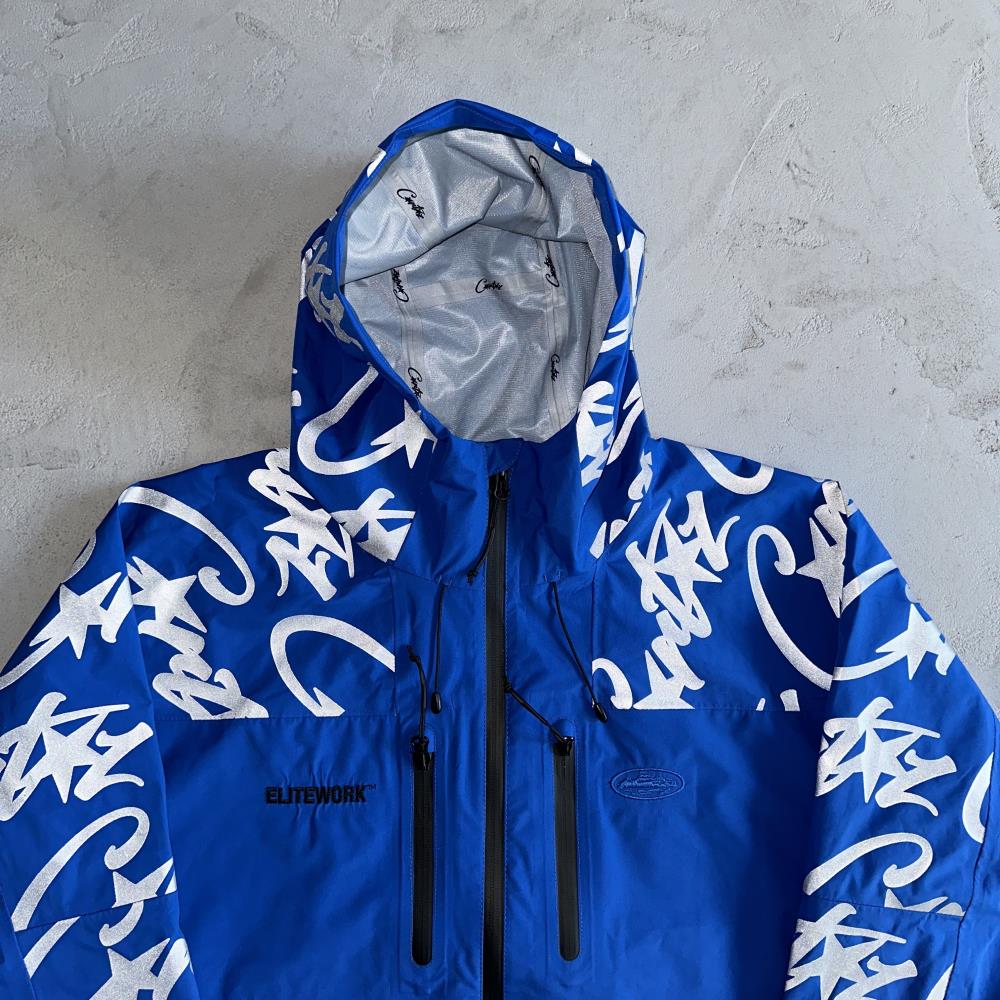 elitework shell jacket-blue
