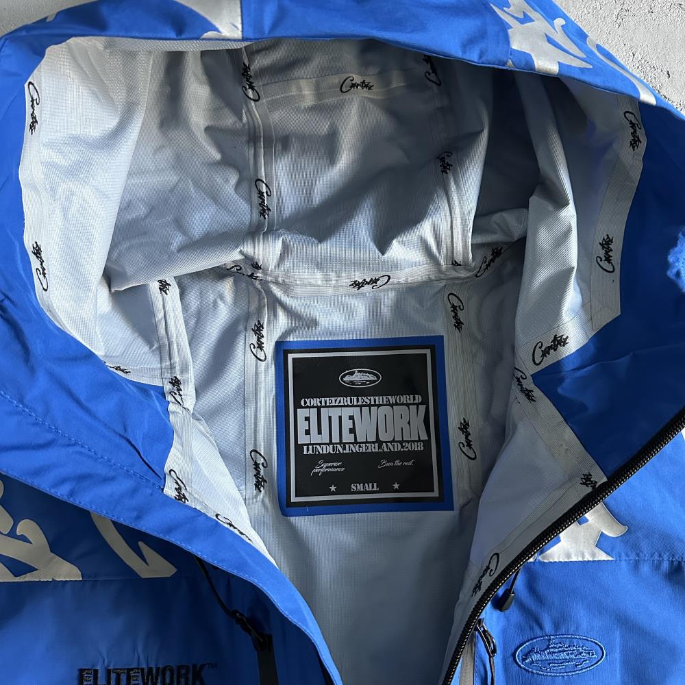 elitework shell jacket-blue