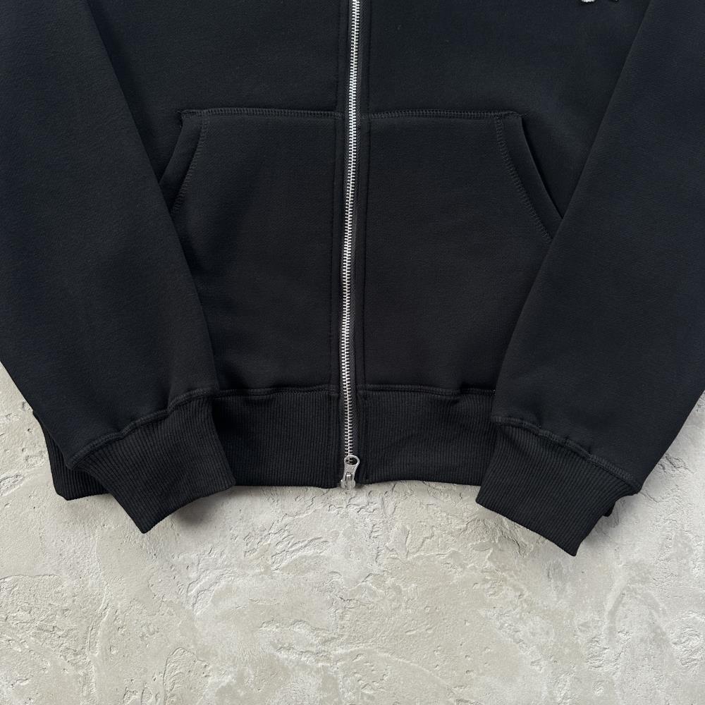 college arch open hem set-black