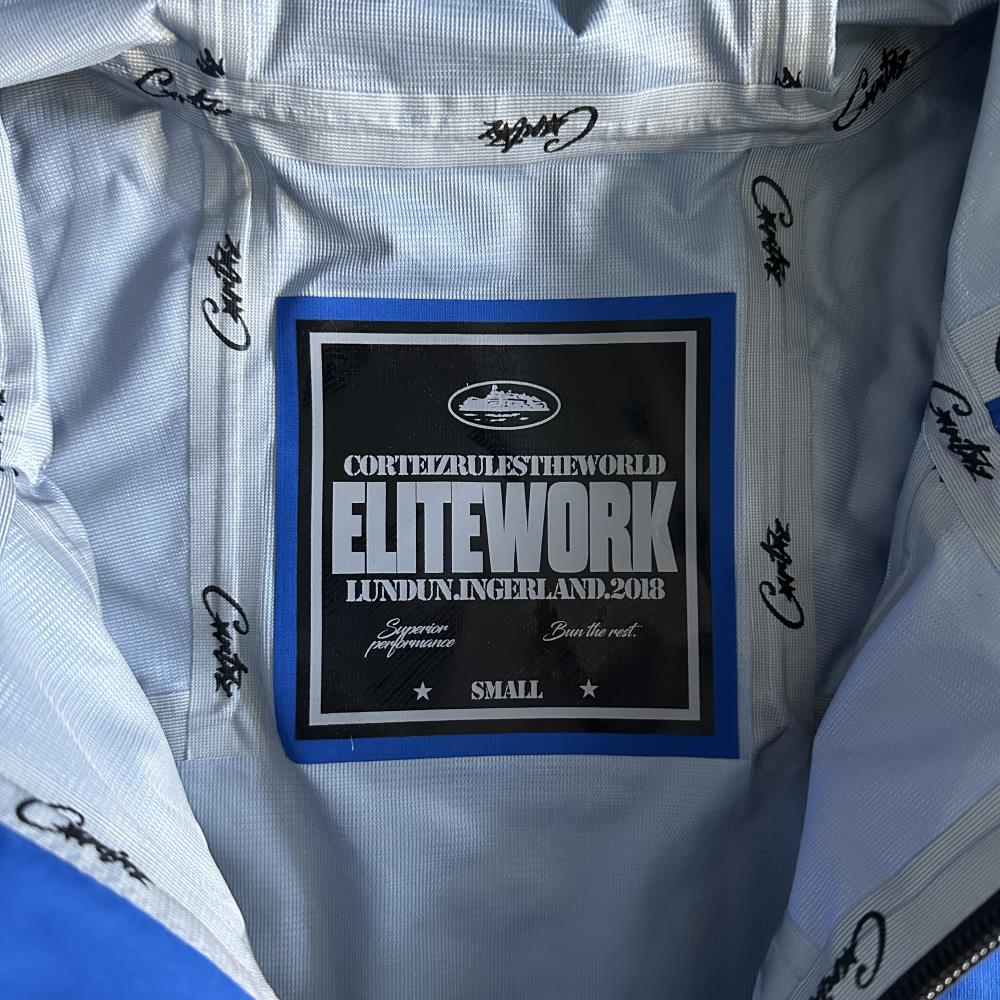 elitework shell jacket-blue