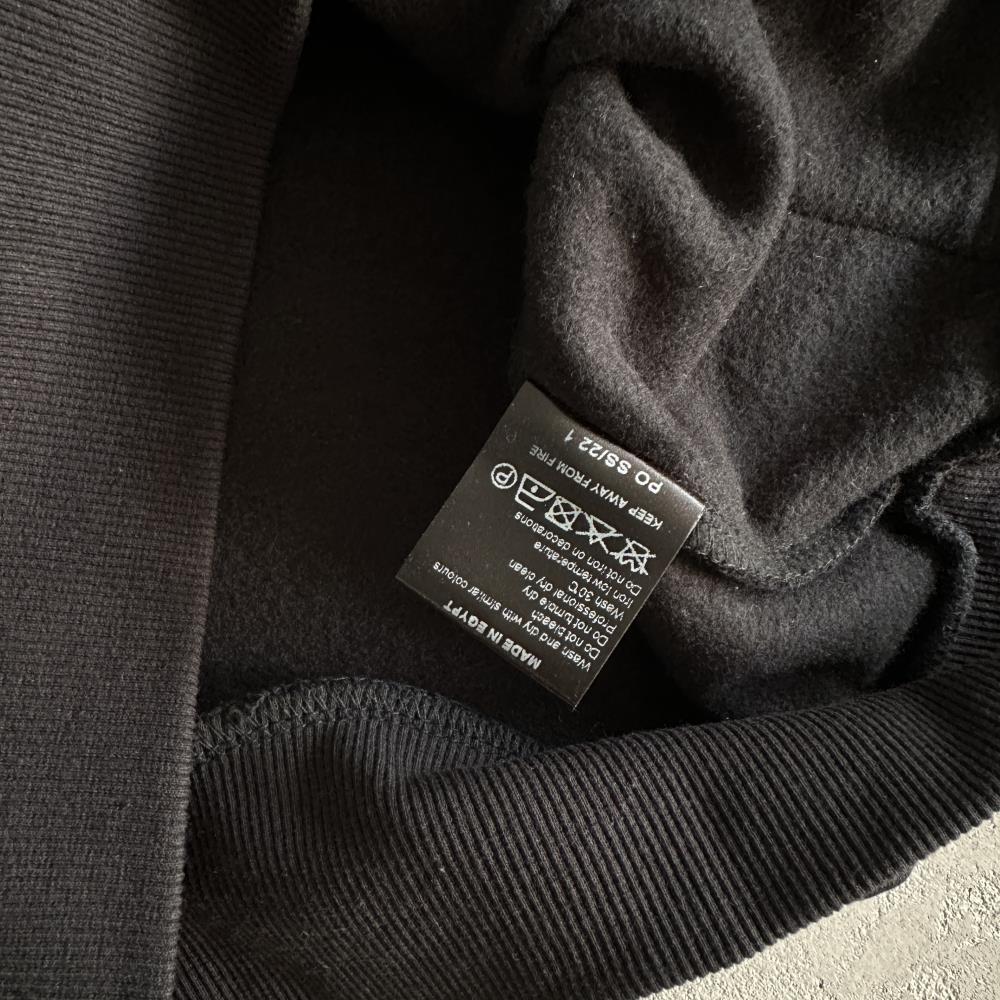 irongate aech chenille hoodie-black/gradient blue