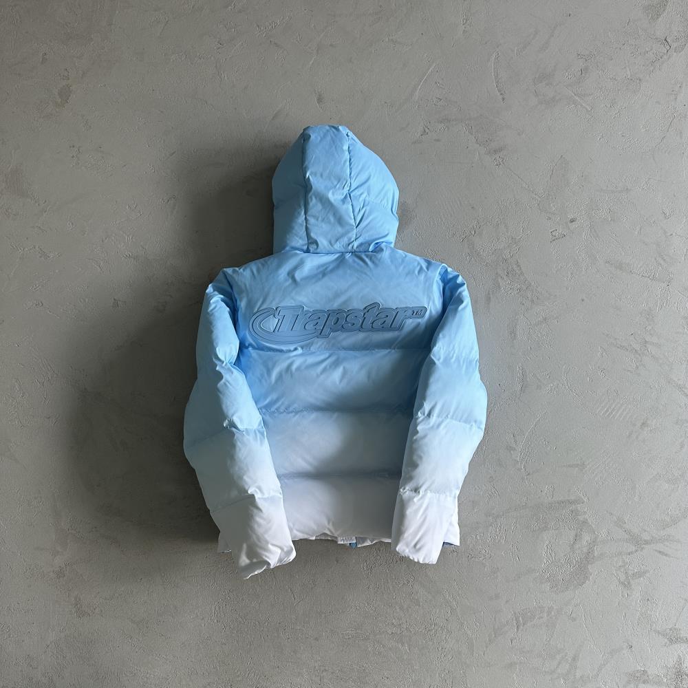 Decoded 2.0 Hooded Puffer Cashmere Blue Gradient Jacket