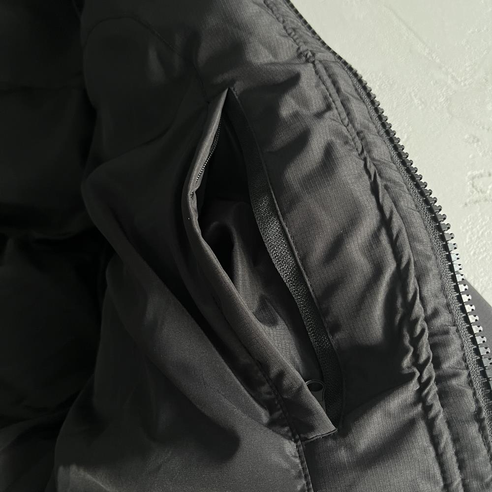 decoded 2025 hooded puffer-blackout edition